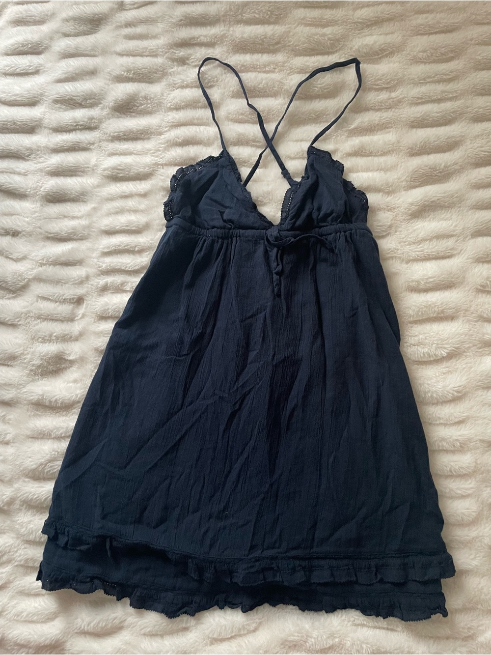 Aritzia Navy Mini Dress
